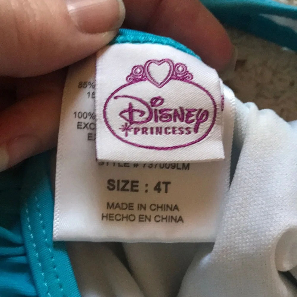🏊🏻‍♀️FREE w/purchase Disney‎ Ariel little mermaid swimsuit